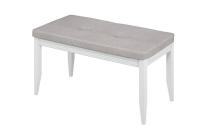 Банкетка (ткань Вельвет люкс 063) 1751/WHITE