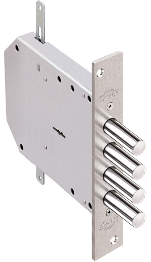 Замок Elbor (Эльбор) врезной сувальдный Базальт 1.05.03 с тягами, 5 кл. /00398/