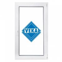 Одностворчатое окно VEKA WHS 60 (700ш х 1400в) двухкамерное