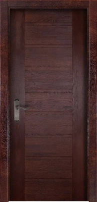 Межкомнатная дверь «Хай-тек №4 ДГ» 2000 x 600 Махагон
