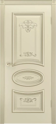 Межкомнатная дверь «Ария R-0 В3 ДГ» 2000 x 600 slonovayakostspatinoybeloezoloto