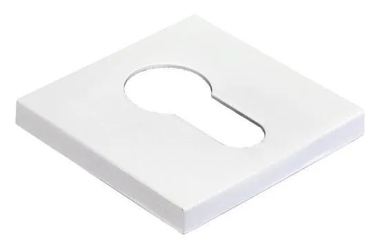 Накладка на замок MH-KH-S6 W под евроцилиндр, цвет белый