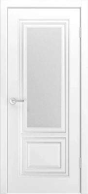 Межкомнатная дверь «Фави В0 ДО» 2000 x 600 belyyspatinoyserebro