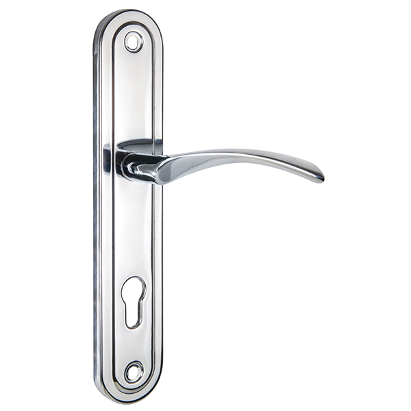 Ручка Punto (Пунто) на планке HANDLE90.CRONA.04-85 (P90 8504 CRONA) CP хром