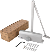 Дверной доводчик  DD-140S (серебро)