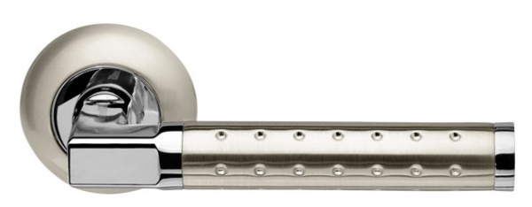 Ручка Armadillo (Армадилло) раздельная R.LD54.Eridan37 (Eridan LD37) SN/CP-3 матовый никель/хром TECH (кв. 8х140)