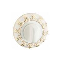 Vantage Завертка сантехническая BK10WG белый/золото