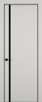 Дверь Керамик слоновая кость 5 MN ст.черное 2000*1000 (196) L REVERSE кромка черная Eclipse