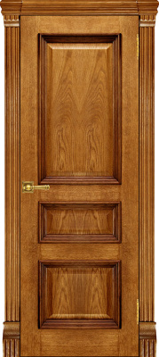 Дверь межкомнатная Барселона (широкий фигурный багет) натуральный шпон дуб perla глухая 600x2000 Shirokiy Figurnyy