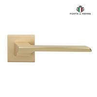 Дверная ручка на розетке PORTA DI PARMA Italia Матовое золото 206.07