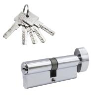 Механизм цилиндровый (5 ключей) кл/в. NC80-5 CP (хром)