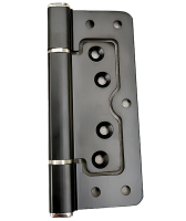 Петля без врезки B22-BL 115x78 x3.0 (черный)