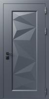 Входная дверь с металлобагетом и порошковым напылением «Геометрия» №4Арт.4