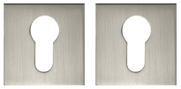 Накладка Fuaro (Фуаро) под цилиндр ET.K.DM51 (ET DM) SN/CP-3 матовый никель/хром