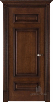 Дверь межкомнатная Рим натуральный шпон красный коньяк глухая 600x2000 Krasnyy Konyak