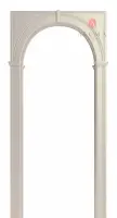 Межкомнатная арка Палермо, цвет белый ясень