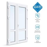 Штульповая входная дверь пвх VEKA WHS 60 ( 1500ш х 2100в ) однокамерная dveri2125