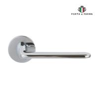 Дверная ручка на розетке PORTA DI PARMA Plana Полированный хром 112.01