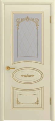 Межкомнатная дверь «Ария Грейс В3 ДО» 2000 x 600 slonovayakostspatinoyzoloto