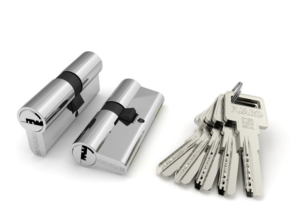 Цилиндровый Fuaro (Фуаро) механизм (R600/90) R6000Key90(50+10+30)-BL CP хром /блистер 5Key