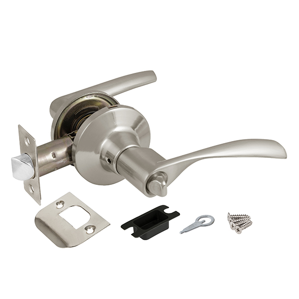 Ручка Ajax (Аякс) защелка DK610 SN-BK (6010 SN-B) (фик.) мат. никель