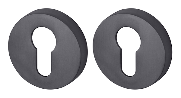 Накладка Armadillo (Армадилло) под цилиндр ET.R.URB52 (ET URB) BPVD-77 вороненый никель