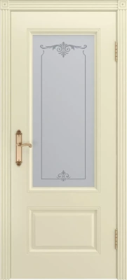 Межкомнатная дверь «Аккорд В0 ДО» 2000 x 600 Слоновая кость