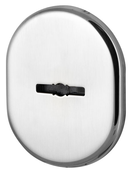 Декоративная накладка Armadillo (Армадилло) на сувальдный замок со шторкой PS-DEC CT (ATC Protector 1) CP-8 Хром