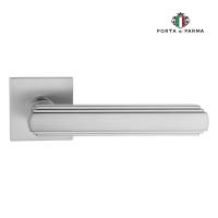 Дверная ручка на розетке PORTA DI PARMA Glamour Матовый никель 217.14