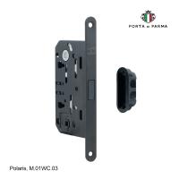 Защелка врезная магнитная под фиксатор PORTA DI PARMA Polaris Чёрный  M.01WC.03