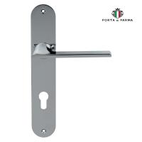 Дверная ручка на планке PORTA DI PARMA Alato Полированный хром 2314.01.CYL