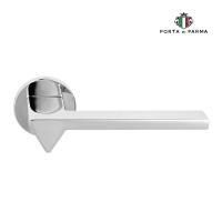 Дверная ручка на розетке PORTA DI PARMA Ama Полированный хром 104.01