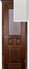 Дверь межкомнатная Венера массив античный орех 800x2000 Emal Belaya