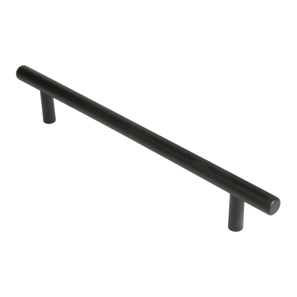 Ручка-скоба Ajax (Аякс) мебельная MB-H-005-160 мм BL черный