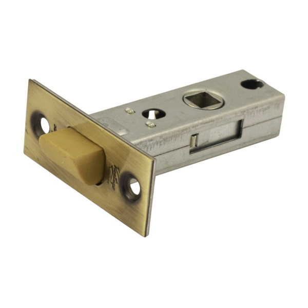 Защелка межкомнатная пластиковая Р45AB (бронза)