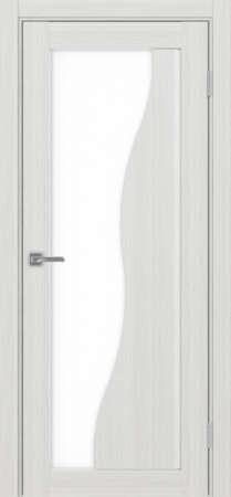 Сицилия_720.21 ЭКО-шпон 90*200 Ясень серебристый LACбелый