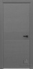 Дверь межкомнатная Fusion 1 натуральный шпон grigio (ral 7015) глухая