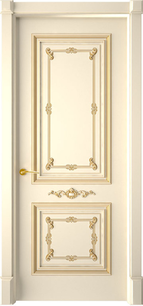 Дверь межкомнатная Багет 31 эмаль и лак эмаль белая 600x2000 31 Emal