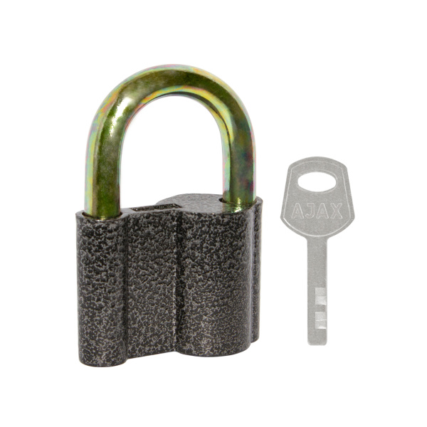 Замок Ajax (Аякс) навесной PD-4060 (PD-40-60) 3 fin key /коробка