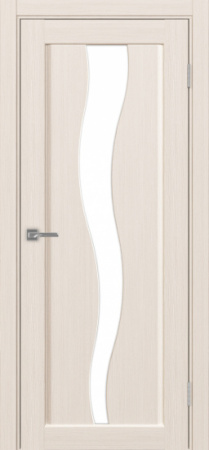 Сицилия_730.121 ЭКО-шпон 90*200 Ясень перламутровый LACбелый