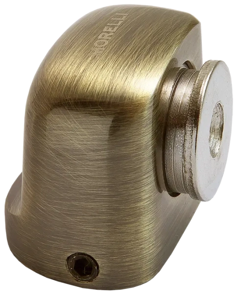 Ограничитель дверной MDS-2 AB магнитный, цвет античная бронза