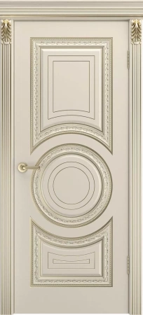 Межкомнатная дверь «Рондо Лакшери В2 ДГ» 2000 x 600 shampanspatinoybeloezoloto