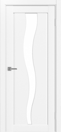 Сицилия_730.121 ЭКО-шпон 80*200 Белый снежный LACбелый