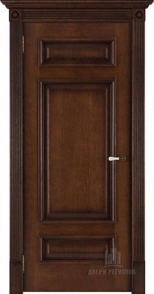 Дверь межкомнатная Рим натуральный шпон красный коньяк глухая 600x2000 Krasnyy Konyak