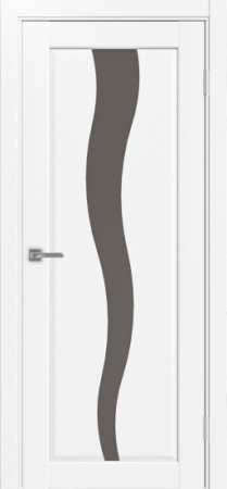 Сицилия_730.121 ЭКО-шпон 80*200 Белый снежный Бронза матовое