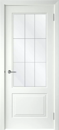 Межкомнатная дверь «Левел-2 ДО» 2000 x 600 belyy