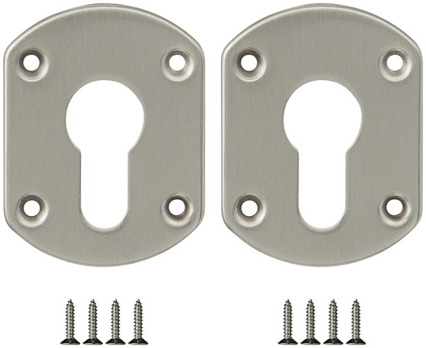 Накладка Fuaro (Фуаро) на цилиндр ESC.C+C/OV.set (ESC031) SN мат.никель (2шт.)