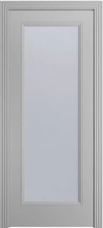 Межкомнатная дверь «Манхэттен-1 ДО» 2000 x 800 Светло серая