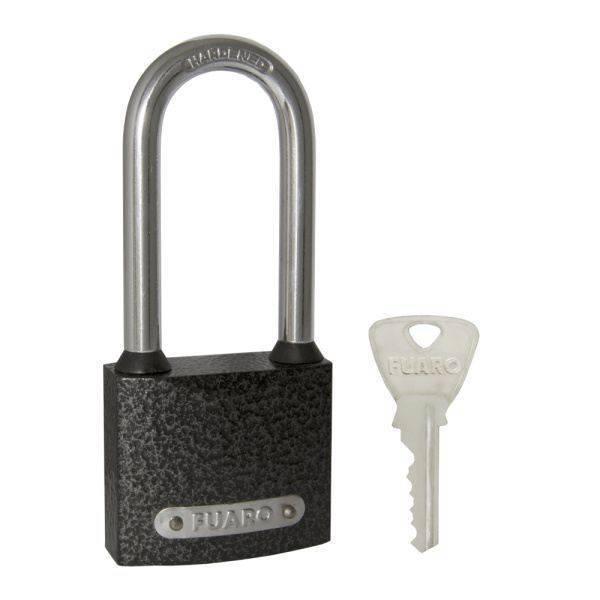 Замок Fuaro (Фуаро) навесной PL-UNI-0163-L (PL-01-63-L) 3key англ. /блистер