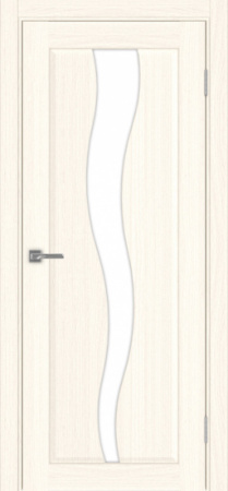 Сицилия_730.121 ЭКО-шпон 80*200 Ясень светлый LACбелый